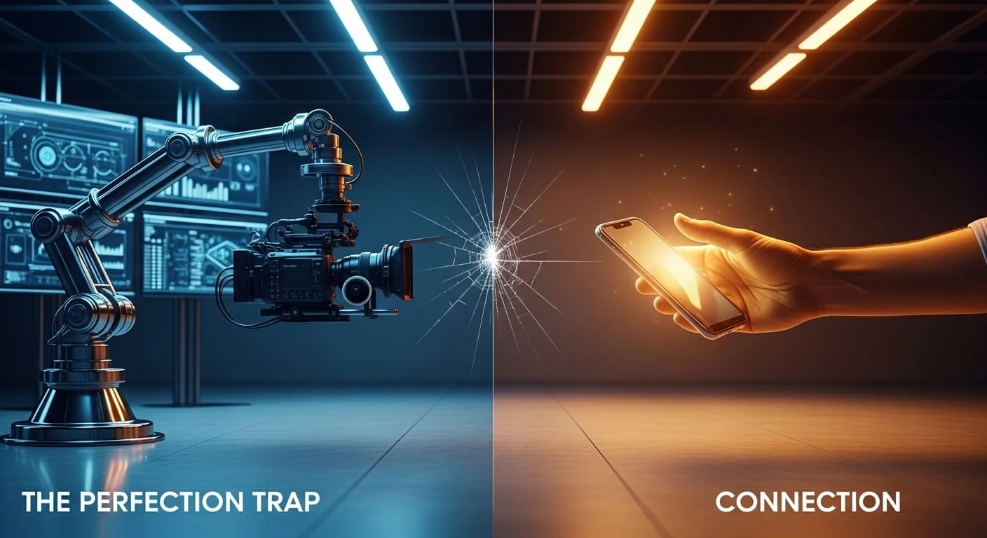 The 'Perfection' Trap: Why Highly Polished Content is Killing Your Conversions (and Your Trust)